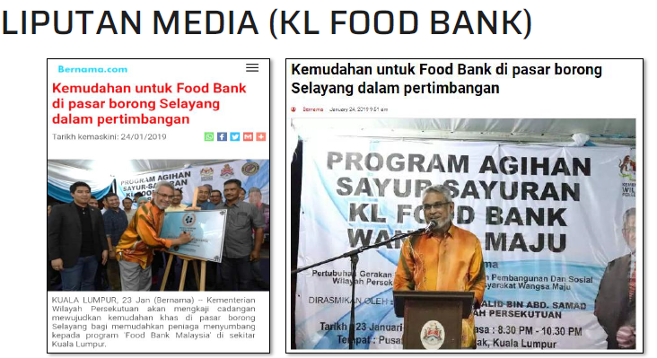 Liputan Bernama Program KL Food Bank